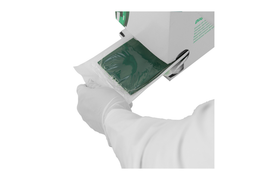 Sterile Tücher 45 x 75 cm – Packung mit 50 Stück.