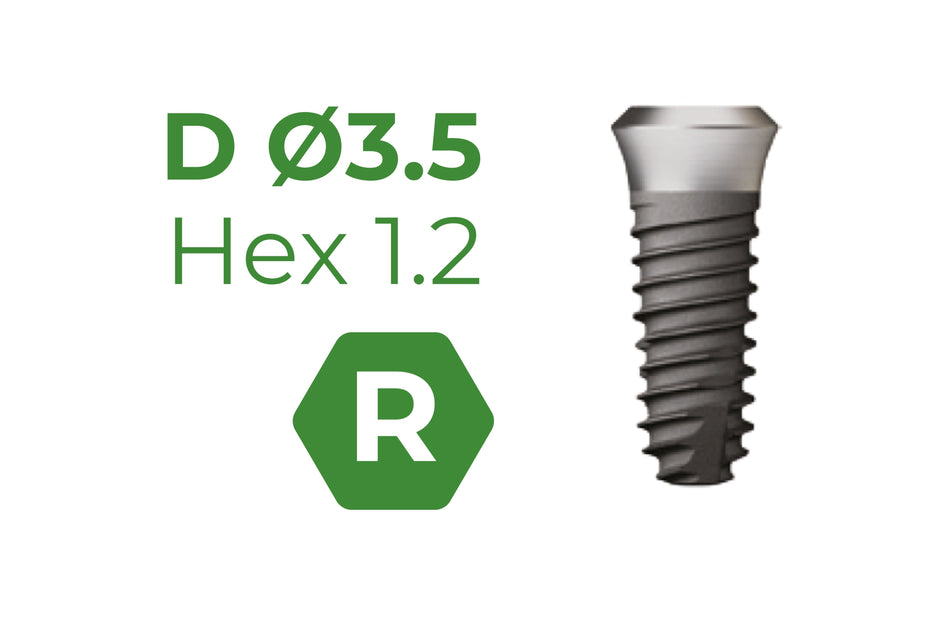 SSIII SA 3.5 mm Hex 1.2 Regular