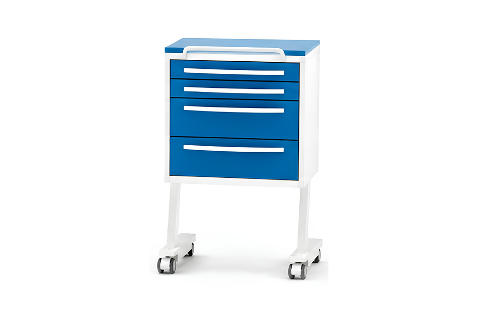 Weesgaard trolley with four drawers