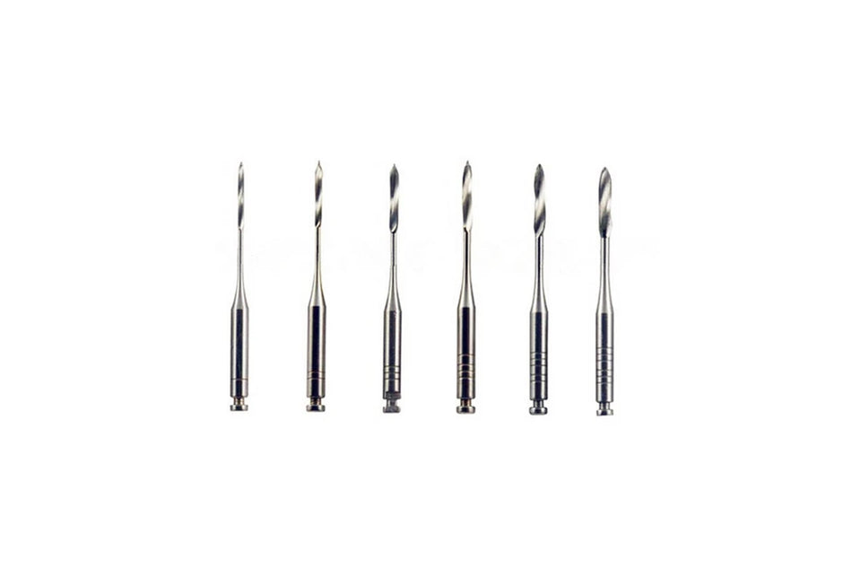 Peeso-Bohrer, Packung mit 6 Stück.
