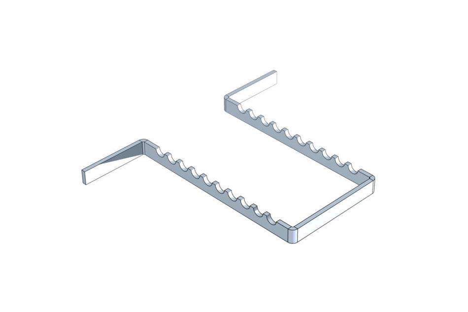 Aluminium Instrumenteneinsatz 18 x 14 cm