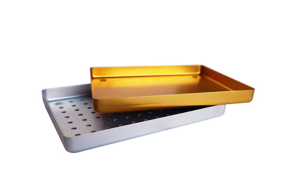 Aluminium-Kassettenboden 18 x 14 cm (wahlweise mit/ohne Perforation)