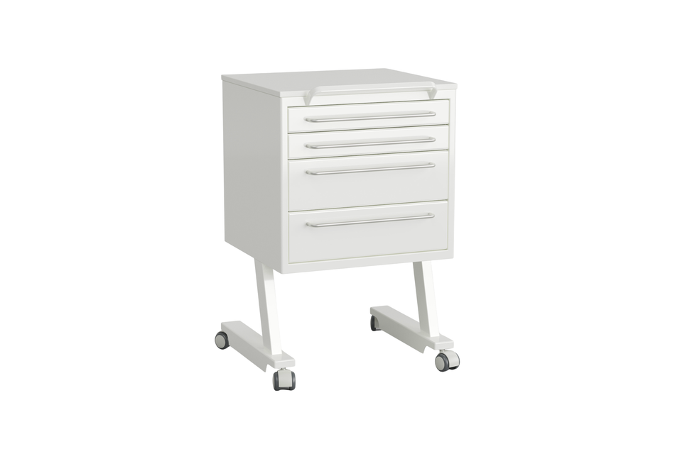 Weesgaard trolley with four drawers