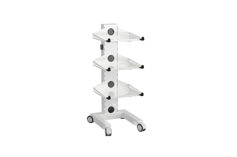 Komfort Trolley for surgery and endodontics, 3 shelves