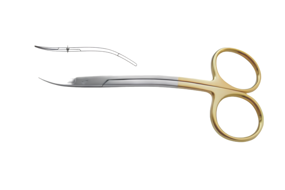 Komfort La Grange suture scissors 115 mm with saw blade