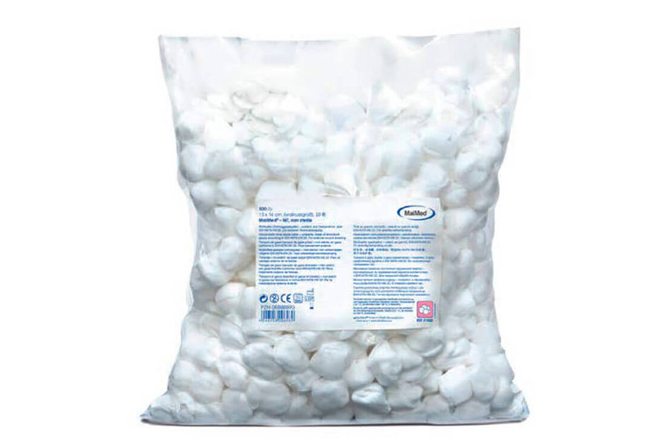 Gauze balls size 3 (Ø3.5 cm), pack of 250 pcs.