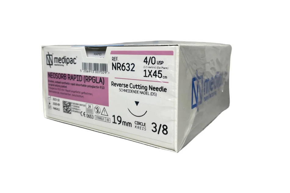 Sample, Neosorb (equivalent to Vicryl rapid), braided rapid suture, rapidly absorbable