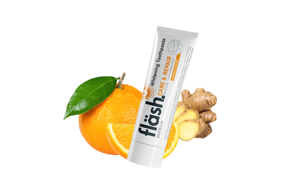 Fläsh CARE & REPAIR Toothpaste – Orange & Ginger