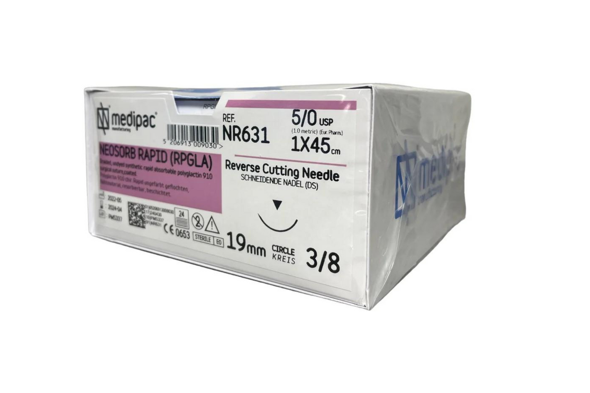 Neosorb Sample, Neosorb (equivalent to Vicryl rapid), braided rapid suture, ra ...