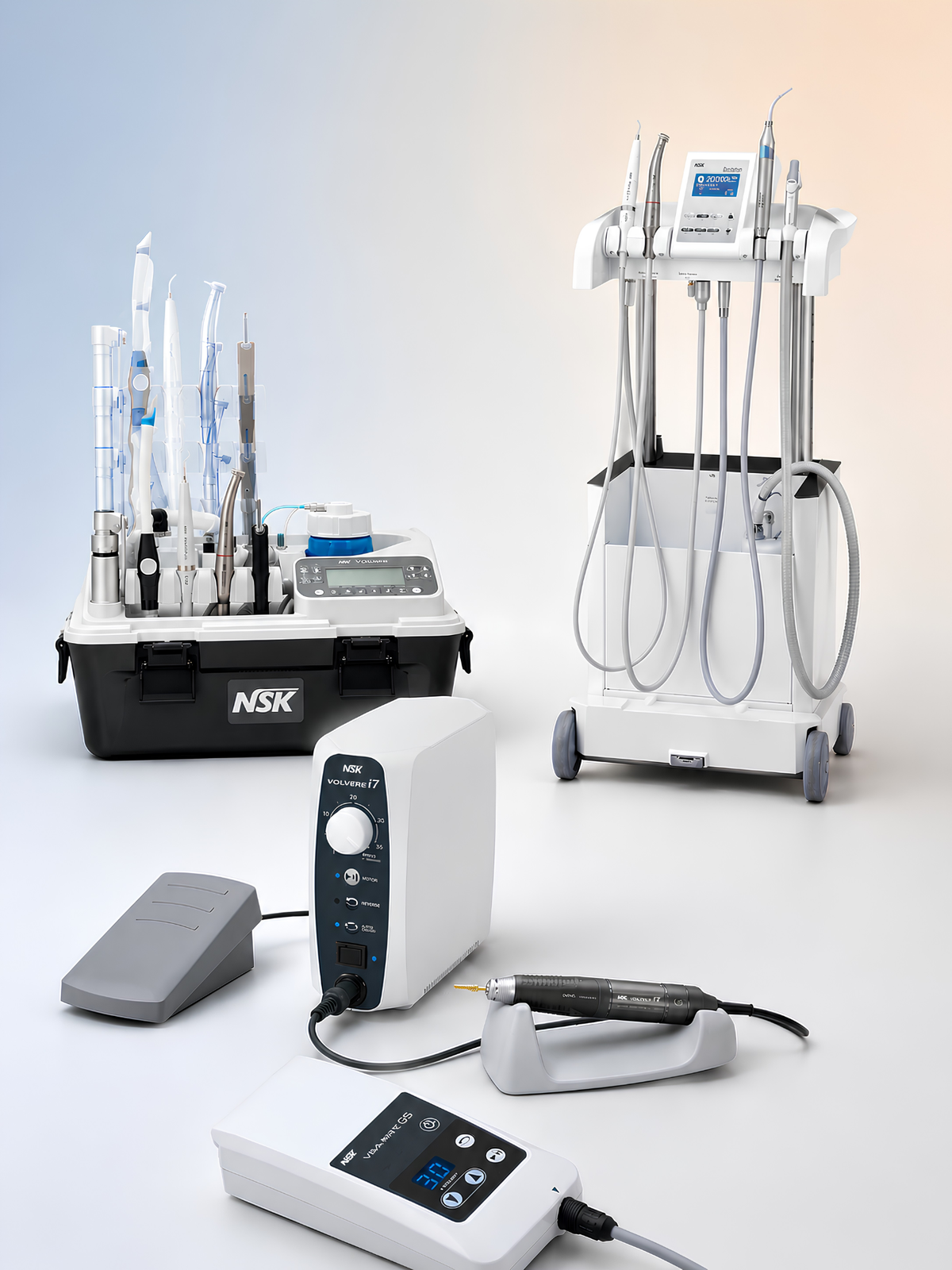 Cameras, dental units and laboratory motors