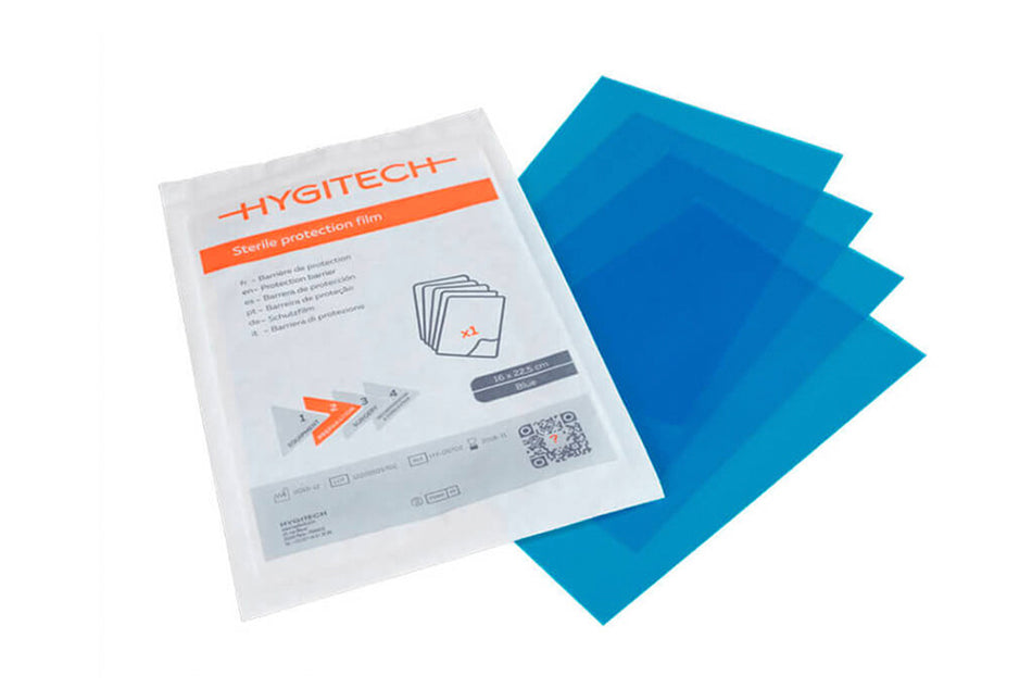 Sterile Tücher 16 x 22 cm, Packung mit 10 x 5 Stück.