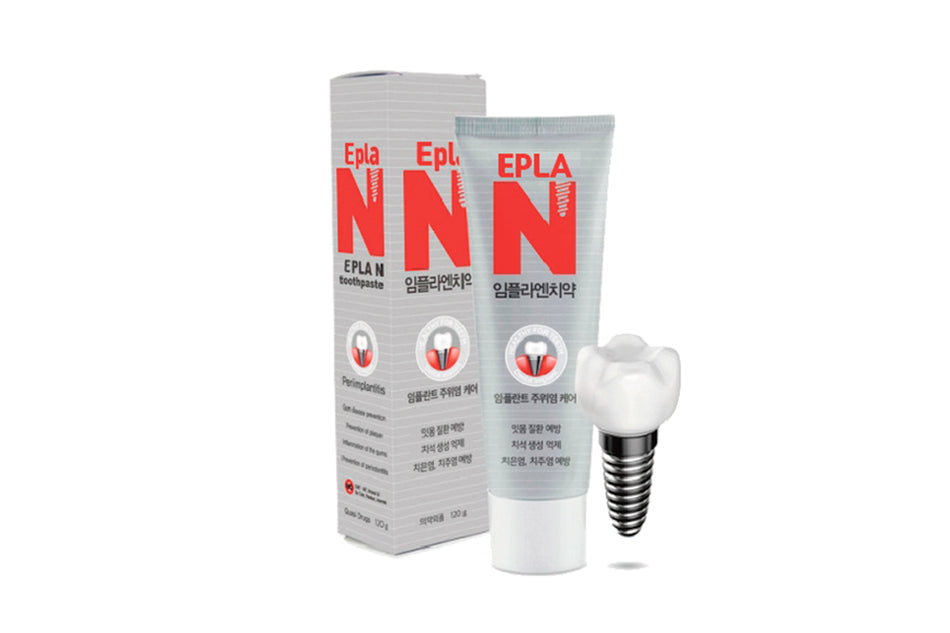 EPLA-N Implantat-Zahnpasta, Packung mit 10 Tuben à 120 g
