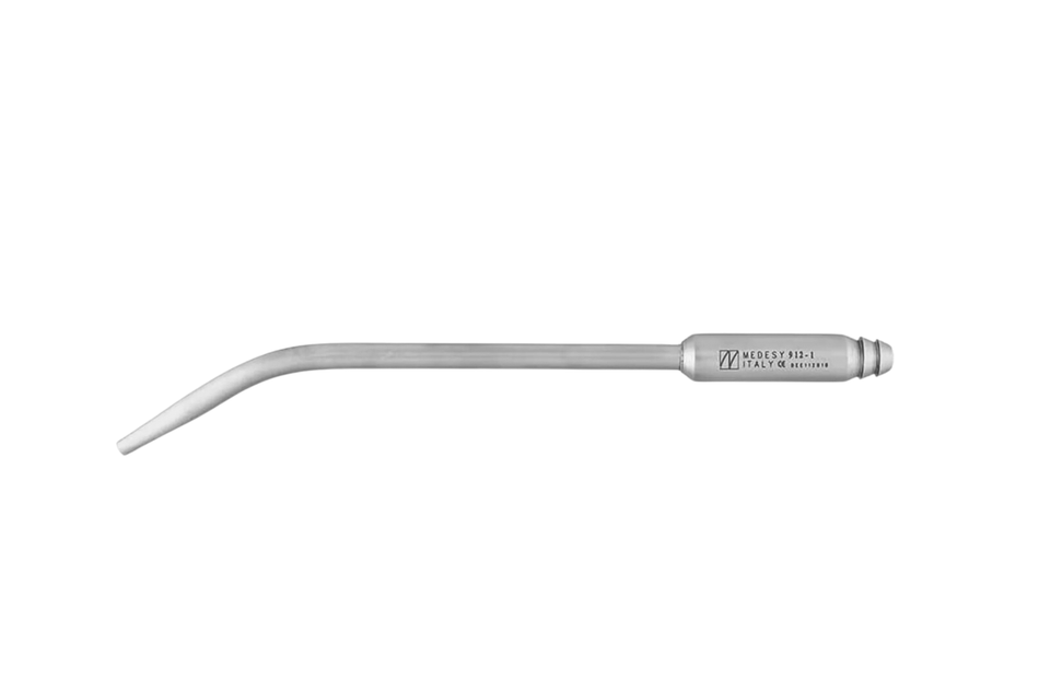 Surgical steel suction with adapter