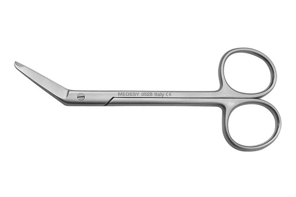 Spencer-Nahtschere mit Haken.