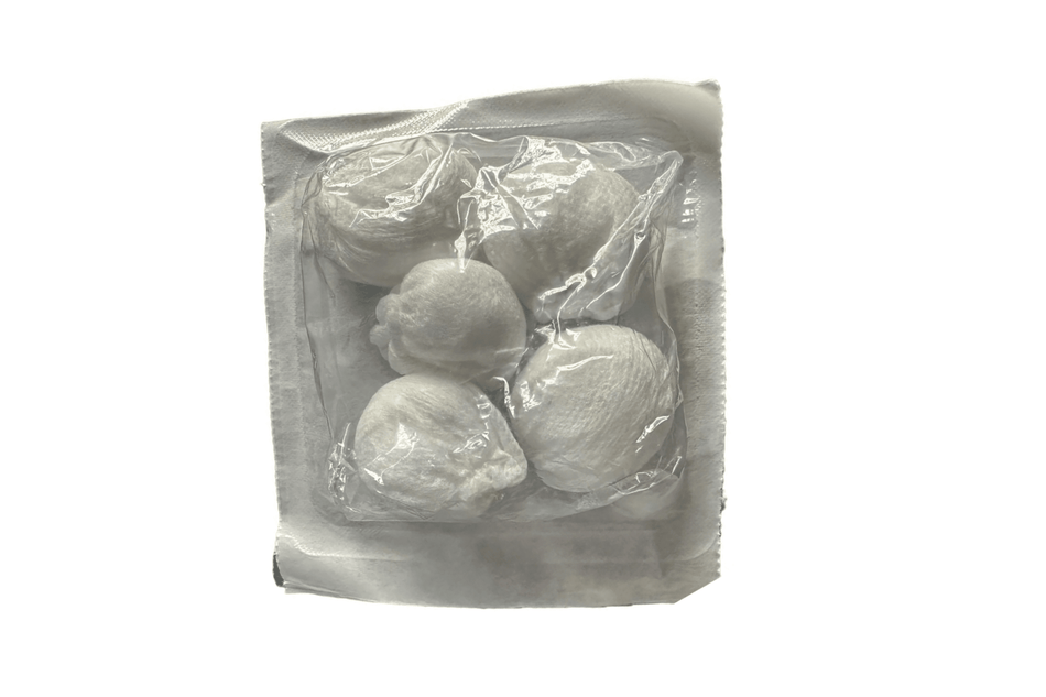 Product sample, Sterile gauze curlers, Ø3-3.5 cm