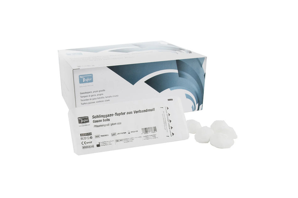 Sterile gauze curls (walnut), pack with 10x5 pcs