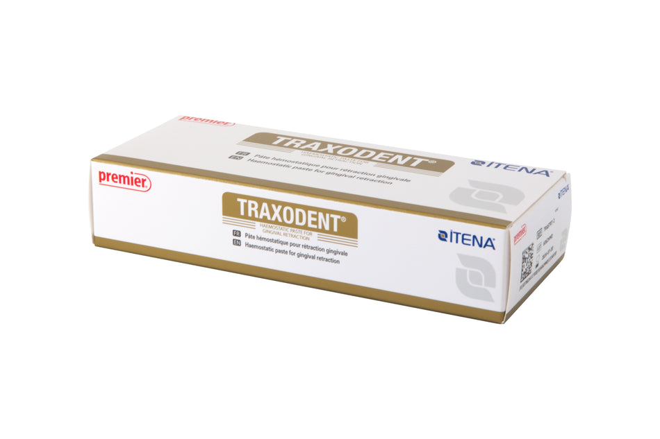 Traxodent, hämostatische Zahnfleischretraktionspaste in Spritzen