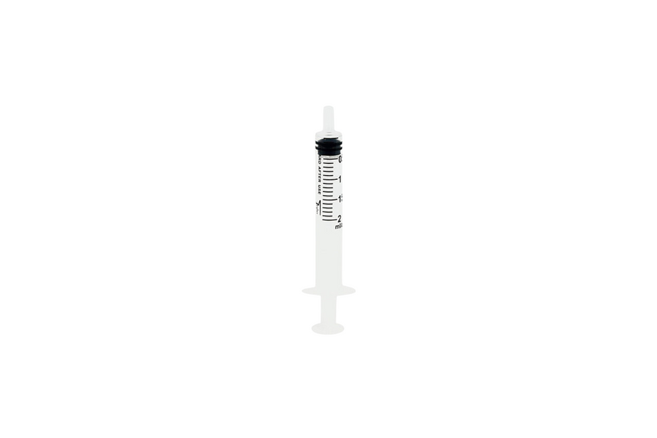 Sample, Sterile Weesgaard irrigation syringes with Luer fitting