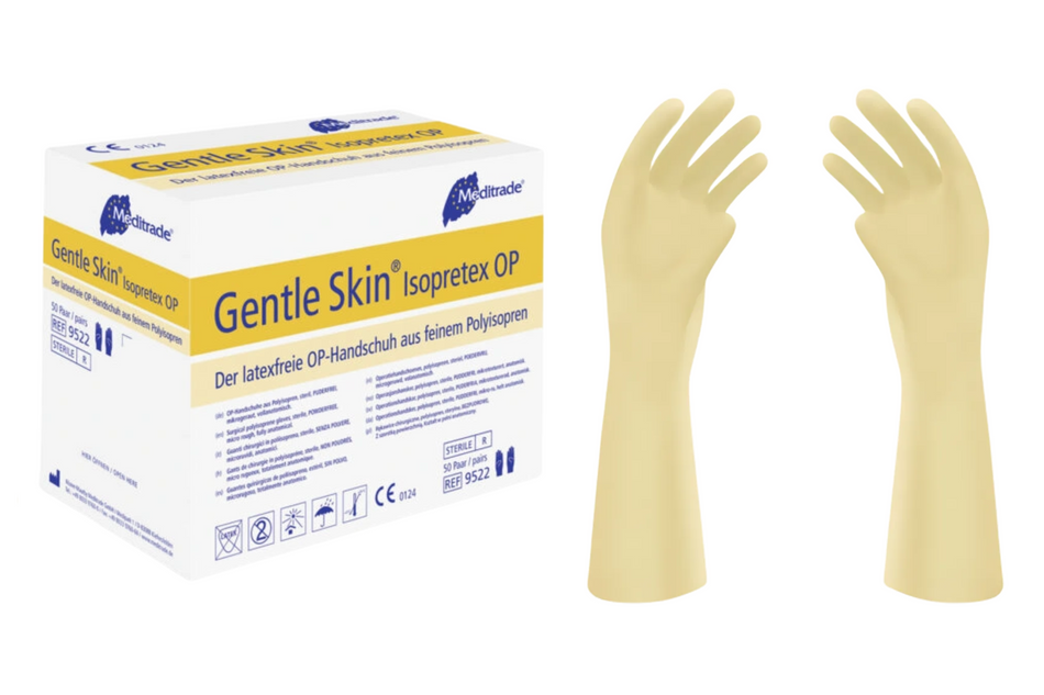 Isopretex Gentle Skin, Handschuhe Packung mit 50 Paar