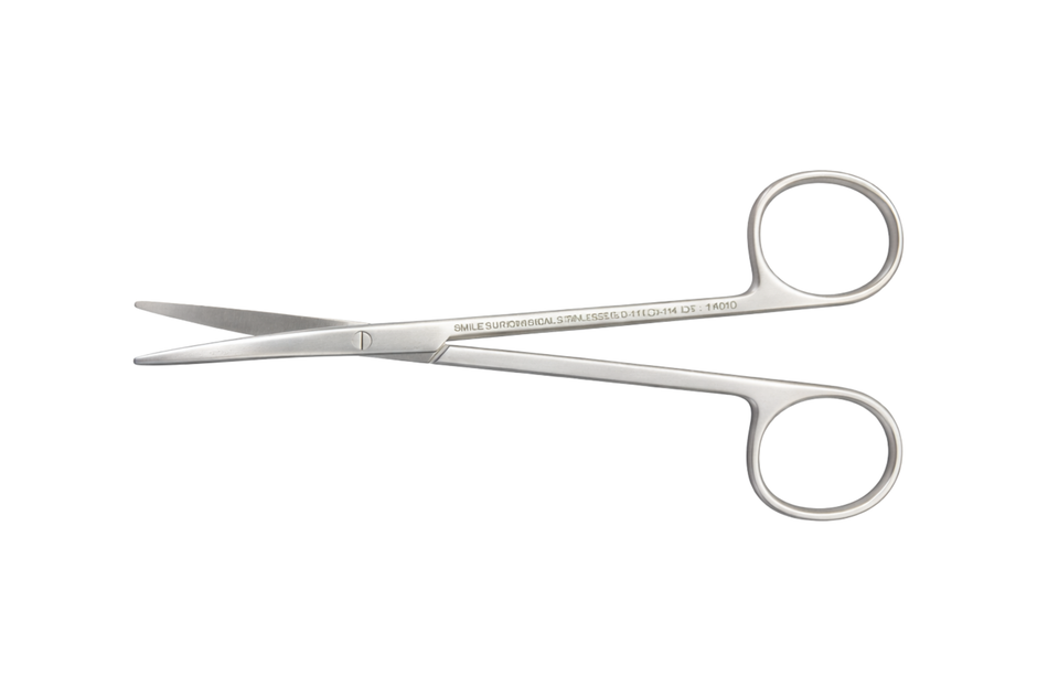 Komfort Metzenbaum scissors straight 14 cm with rounded tip