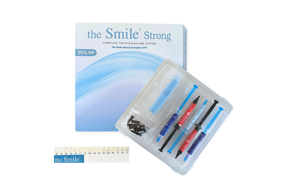 Zahnaufhellung - The Smile Strong 35% HP, Klinikaufhellung