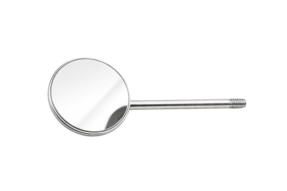 Komfort Mouth mirrors classic 4 plane, pack of 12